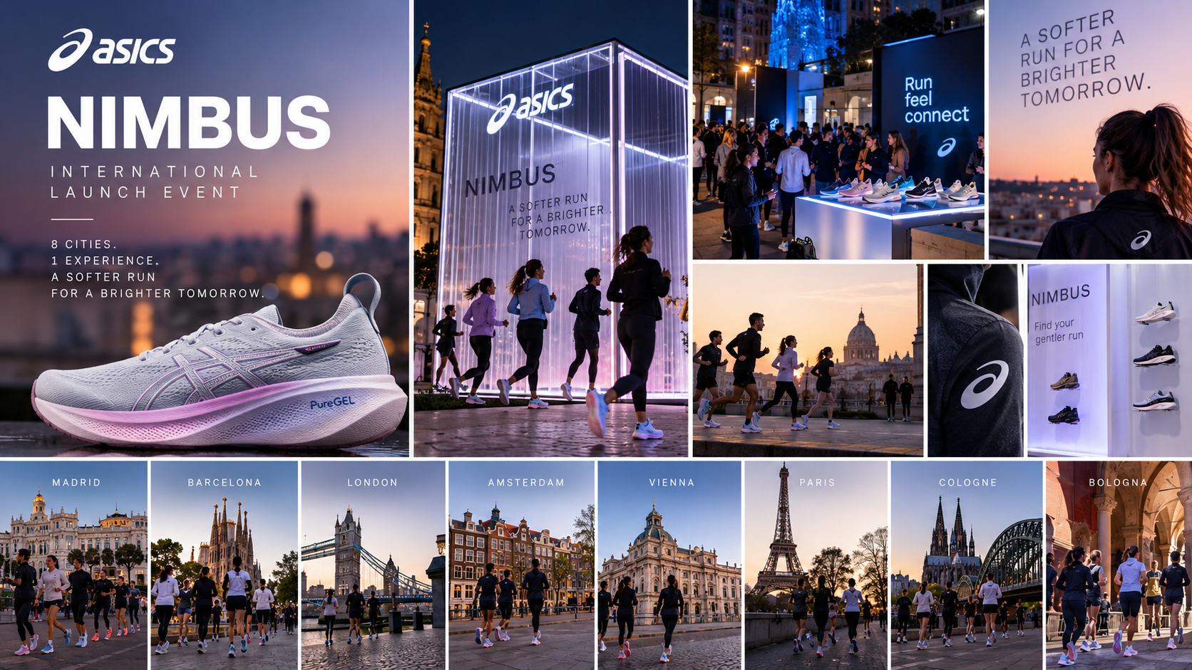 ASICS — NIMBUS International Launch